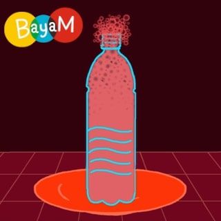 capture vidéo : « Un volcan : ça crache et ça fume. dans l'application Bayam « Un volcan : ça crache et ça fume. » dans l'application Bayam.