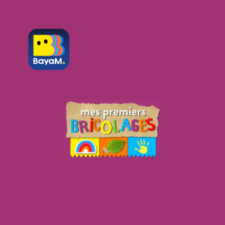 capture vidéo : « Mes premiers bricolages : Mes autocollants faits maison sur la plateforme BayaM. capture vidéo : « Mes premiers bricolages : Mes autocollants faits maison sur la plateforme BayaM.