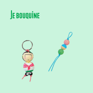 Crédits : « Des porte-clés pop ! », Je bouquine n°451, septembre 2021. Réalisation et photos : Victoria Jacob. Crédits : « Des porte-clés pop ! », Je bouquine n°451, septembre 2021. Réalisation et photos : Victoria Jacob.