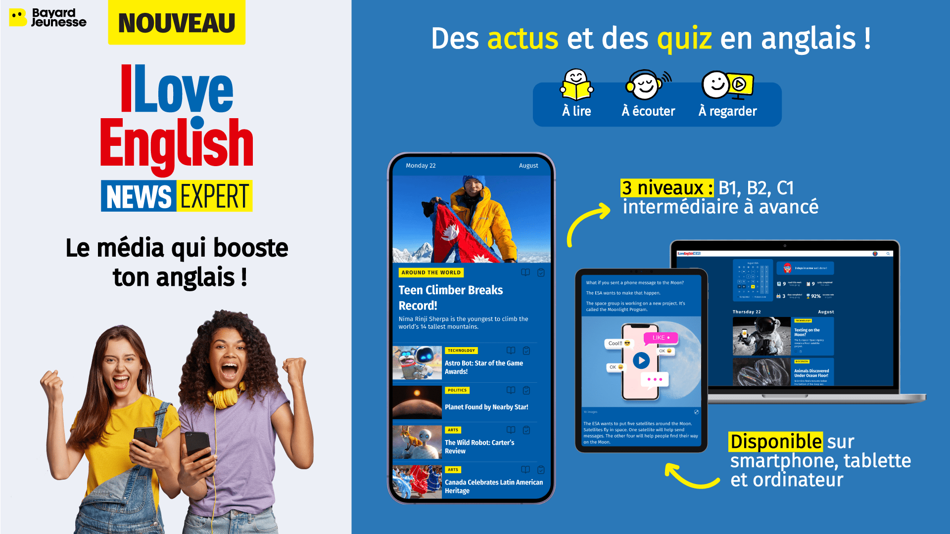 I love English News Expert