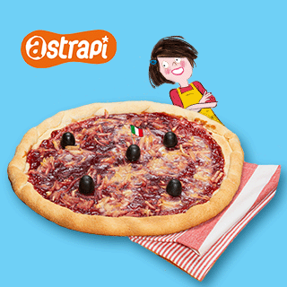 Crédits : “La pizz'arnaque”, Astrapi n°945 mars 2024. Recette : Bruno Muscat. Stylisme et réalisation : Julie Boogaerts. Photo : Benoît Teillet. Illustrations : Laurent Simon.