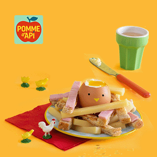 Crédits : “Mon petit brunch de Pâques”, Pomme d’Api n° 698, avril 2024. Conception et réalisation : Magali Tessier. Photo : Isabelle Franciosa. Croquis : Héloïse Romain.