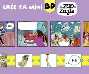 Crée ta mini BD : Le zoo de Zazie