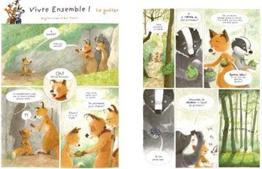 La BD de la famille Blaireau Renard pour bien vivre ensemble