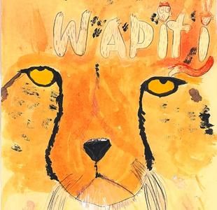 Dessin de la couverture du magazine Wapiti, réalisé par Garance, 8 ans