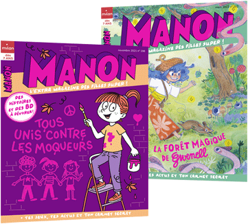 couvertures du magazine Manon, des lectures pour toutes les filles